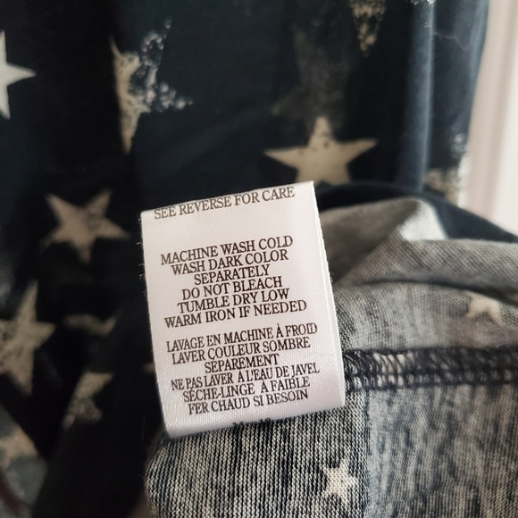 Altar'd State Stars and Stripes tied back tank Womens size Small - Picture 5 of 5